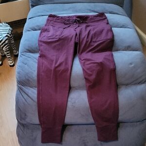 Old Navy Active Maroon Cozecore Pants